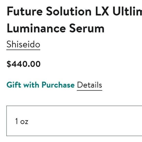 Shiseido Future Solution LX Legendary Enmei Luminance Serum 9mL X1 - Picture 4 of 6